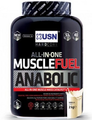 Levně USN (Ultimate Sports Nutrition) USN Muscle Fuel anabolic 2000g - arašídy s karamelem