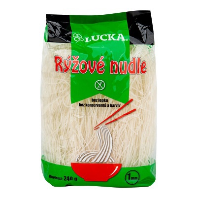 Lucka Rýžové nudle 1mm bezlepkové 240 g