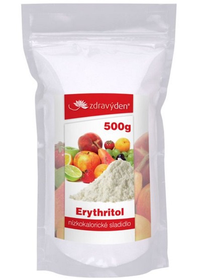 Zdravý den Erythritol nízkokalorické sladidlo 500g