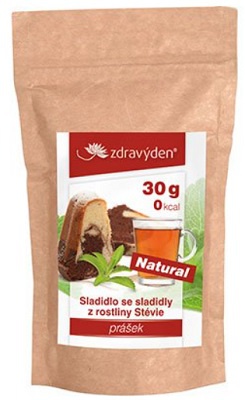 Zdravý den Sladidlo prášek - Stévie 30g