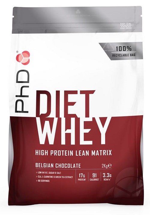 PhD Nutrition PhD Diet Whey Protein 2000 g - belgická čokoláda + šejkr 600 ml ZDARMA