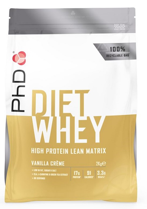 Levně PhD Nutrition PhD Diet Whey Protein 2000 g - vanilka + šejkr 600 ml ZDARMA