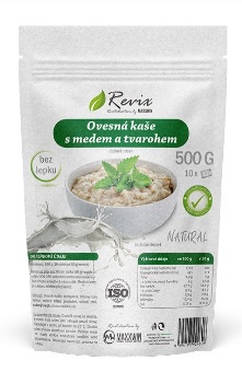 Revix Ovesná kaše s medem a tvarohem 500 g - natural