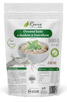 Revix Ovesná kaše s medem a tvarohem 500 g - kakao