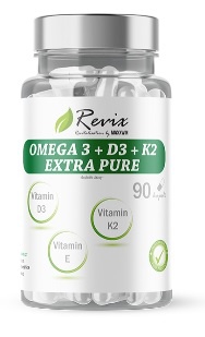 Levně Revix Omega 3+D3+K2+E 90 kapslí