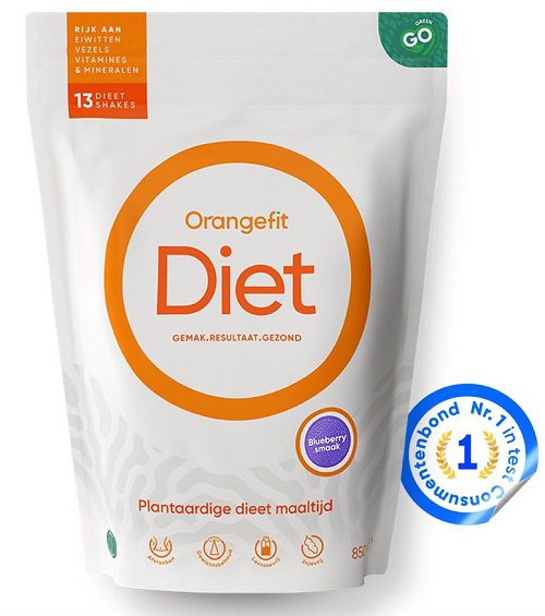 Levně Orangefit Diet 850 g - borůvka