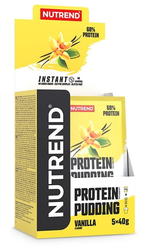 NUTREND Instantní proteinový pudink PROTEIN PUDDING, 5 x 40 g, vanilka