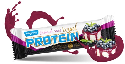 Levně MaxSport Royal Protein Bar 60g Crème de Cassis