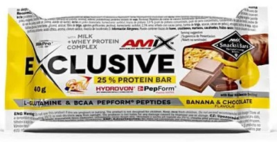 Levně Amix Nutrition Amix Exclusive Protein Bar 40 g - banán/čokoláda