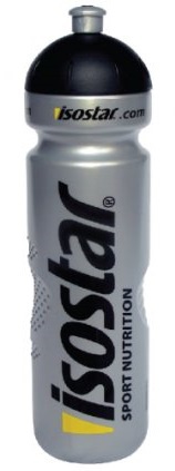 Isostar Láhev Bidon 1000 ml - stříbrná (push pull)