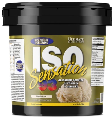 Levně Ultimate Nutrition Iso Sensation 93 2270 g - vanilka