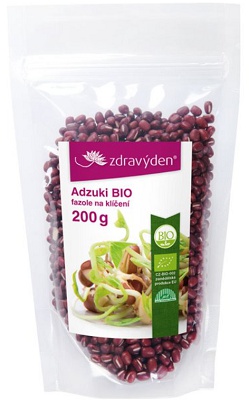 Levně Zdravý den Adzuki BIO 200 g - fazole na klíčení
