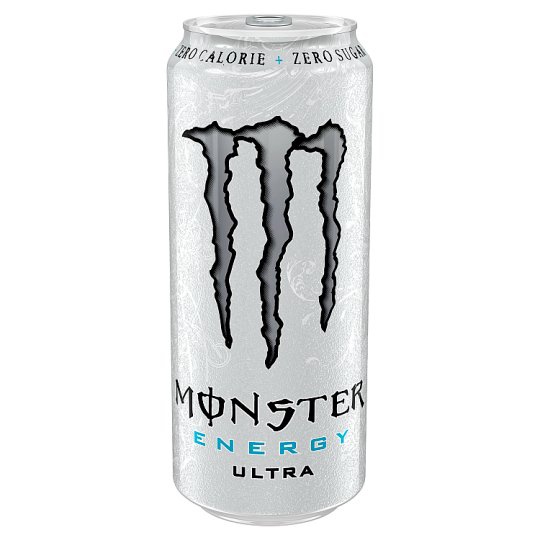 Levně Monster Energy Ultra 500 ml - White