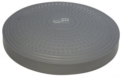 Levně Kine-MAX Professional Balance Pad - Balanční čočka - stříbrná