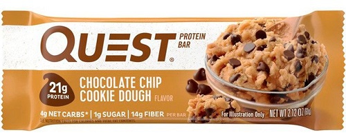 Levně Quest Nutrition Protein Bar 60g - Chocolate Chip Cookie Dough