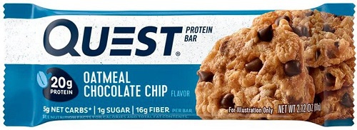 Levně Quest Nutrition Protein Bar 60g - Oatmeal chocolate chip