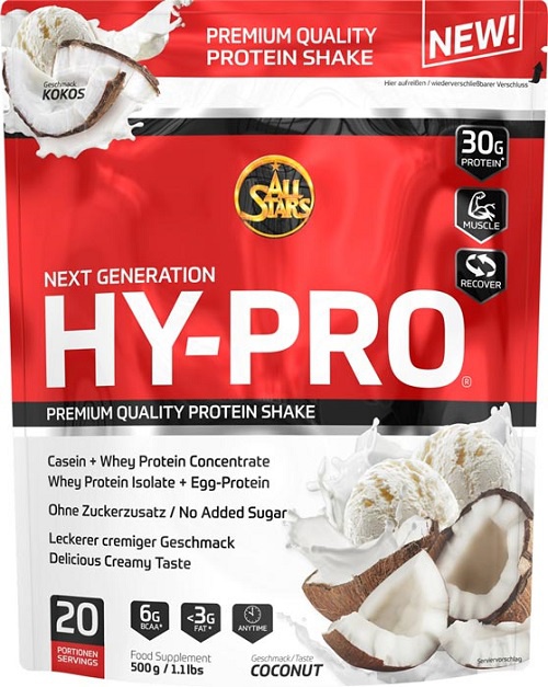 All Stars Protein Hy-Pro 85 500g - čokoláda/ořech