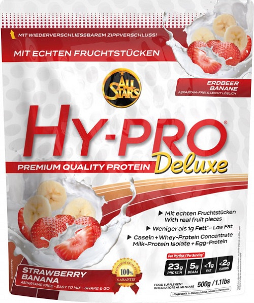 Levně All Stars Protein Hy-Pro Deluxe 500g - banán/jahoda