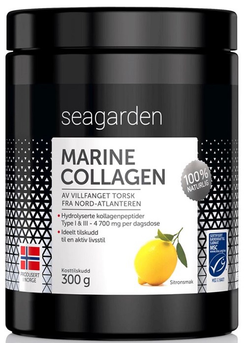 Levně Seagarden Marine Collagen 300 g - citron