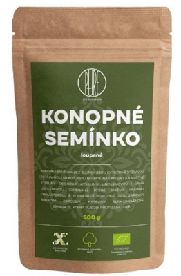 Brainmax Pure Konopné semínko loupané BIO 500g