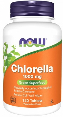 Now Foods Chlorella 1000 mg 120 tablet
