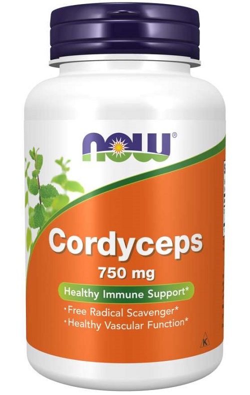 Levně Now Foods Cordyceps 750 mg 90 kapslí
