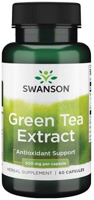 Levně Swanson Green Tea Extrakt 60 kapslí