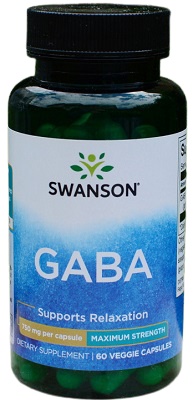 Levně Swanson Gaba 750 mg 60 kapslí