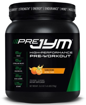 Levně JYM Supplement Science JYM Pre JYM PRE-Workout 500 g - Tangerine