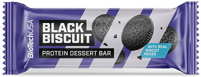 Biotech USA BiotechUSA Protein Dessert Bar 50 g - Black Biscuit