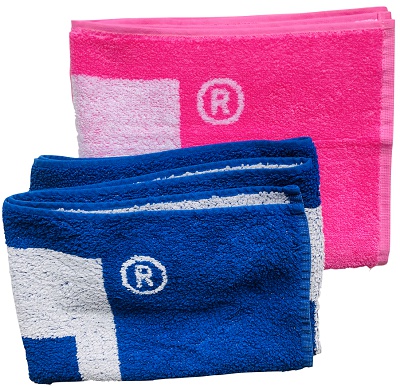 USN (Ultimate Sports Nutrition) USN Gym Towel Ručník - růžovo/bílý