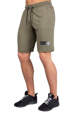 Levně Gorilla Wear Pánské šortky San Antonio Shorts Army Green - 3XL