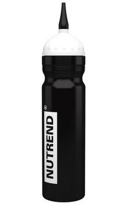 Levně Nutrend Bidon sportovní lahev 1000 ml - černá s hubicí