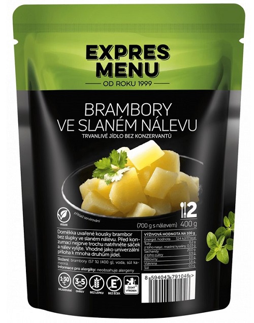 Levně Expres menu Brambory ve slaném nálevu 400 g