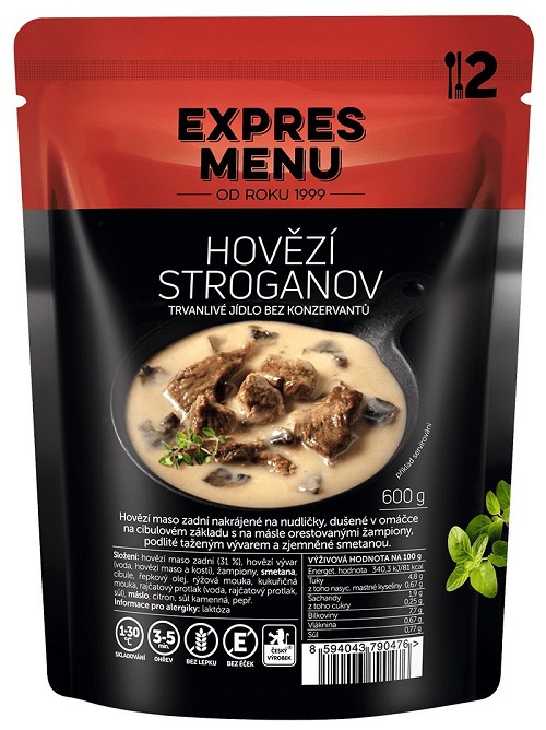 Levně Expres menu Hovězí stroganov 600 g