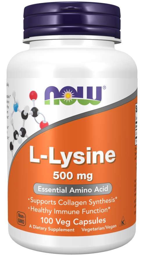 Levně Now Foods L-Lysin 500 mg 100 kapslí