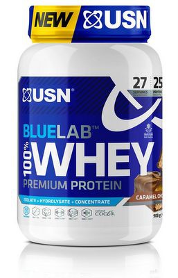 Levně USN (Ultimate Sports Nutrition) USN Bluelab 100% Whey Premium Protein 908 g - lískový oříšek ,,Wheytella,,