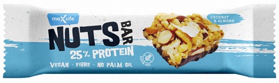 MaxSport Max Life Nuts Bar 40 g - kokos a mandle
