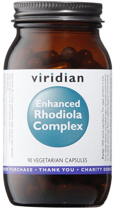 Levně Viridian Nutrition Viridian Enhanced Rhodiola Complex (Komplex Rozchodnice růžové s adaptogeny) 90 kapslí