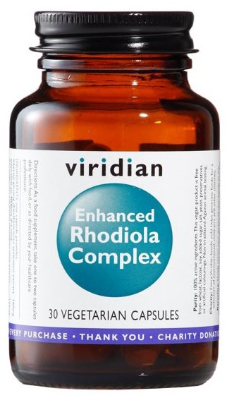 Levně Viridian Nutrition Viridian Enhanced Rhodiola Complex (Komplex Rozchodnice růžové s adaptogeny) 30 kapslí