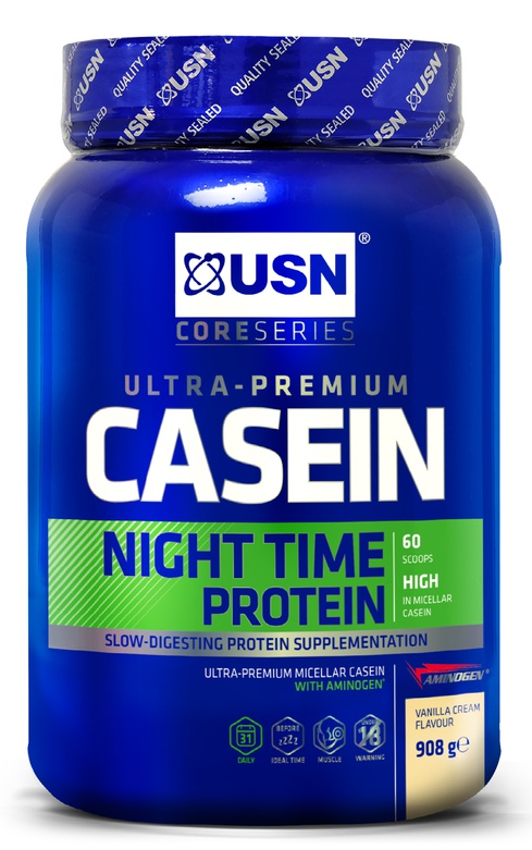 Levně USN (Ultimate Sports Nutrition) USN Casein Night Time Protein 908 g - vanilka