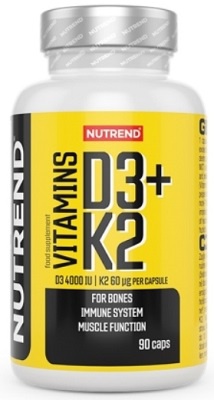 Levně Nutrend Vitamins D3 + K2 90 kapslí