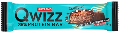 Levně Nutrend Qwizz Protein Bar 60 g - čokoláda/kokos