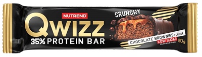 Nutrend Qwizz Protein Bar 60 g - čokoládové brownies
