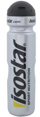 Isostar Láhev Bidon 1000 ml - stříbrná (odklápěcí)