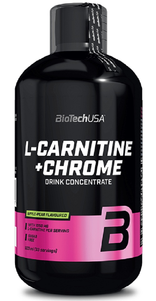 Biotech USA BioTechUSA L-Carnitine + Chrome 500 ml - pomeranč