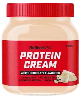Levně Biotech USA BiotechUSA Protein Cream 400 g - bílá čokoláda