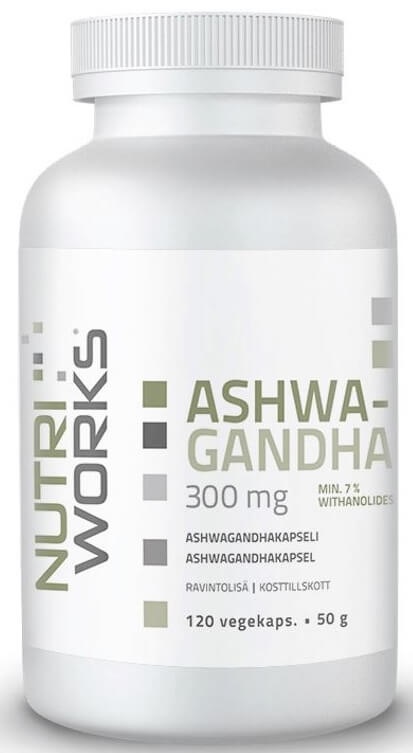 Levně NutriWorks Ashwaganda 120 kapslí