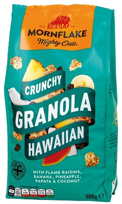 Levně Mornflake Crunchy Granola 500 g Havajské ovoce
