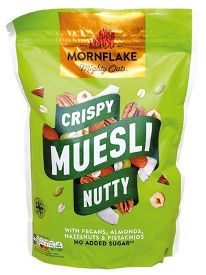 Levně Mornflake Crispy Muesli Nutty Mix ořechů 650 g